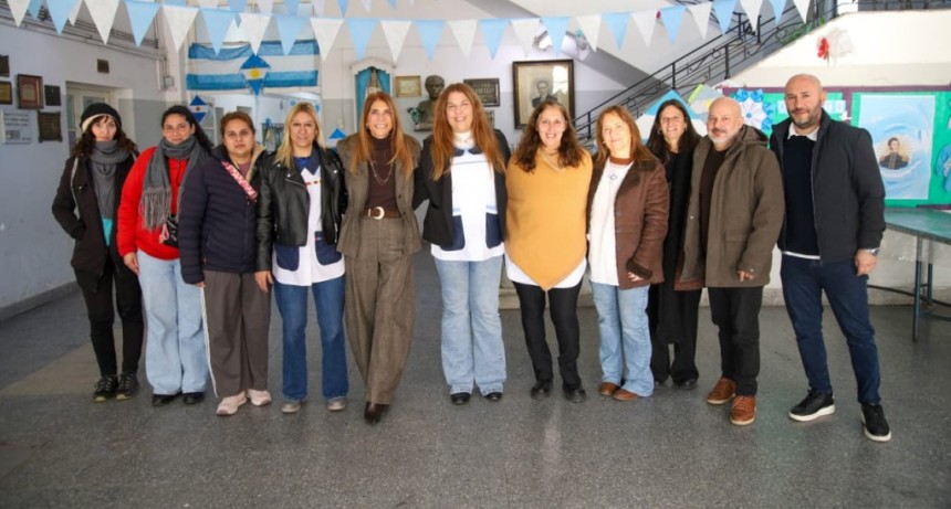 Avellaneda: Magdalena Sierra recorri&oacute; las obras realizadas en la Primaria 36