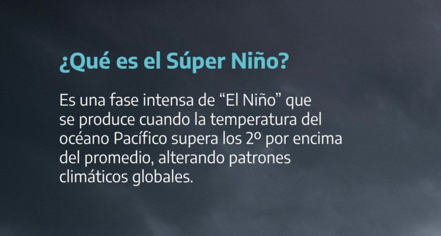 Azul: El Municipio previene ante la posible llegada del &ldquo;S&uacute;per Ni&ntilde;o&rdquo;