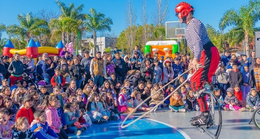 San Fernando: Comenz&oacute; el &ldquo;Mes de las Infancias&rdquo; con actividades infantiles en plazas 