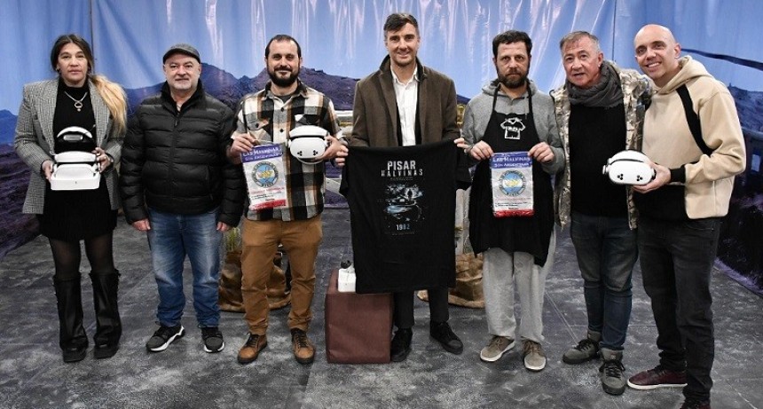 Mor&oacute;n: Se present&oacute; &ldquo;Pisar Malvinas&rdquo; la experiencia para conocer las Islas a trav&eacute;s de la realidad virtual