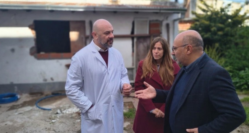 Balcarce: Reino recorri&oacute; el avance de la obra en el Hospital Municipal 