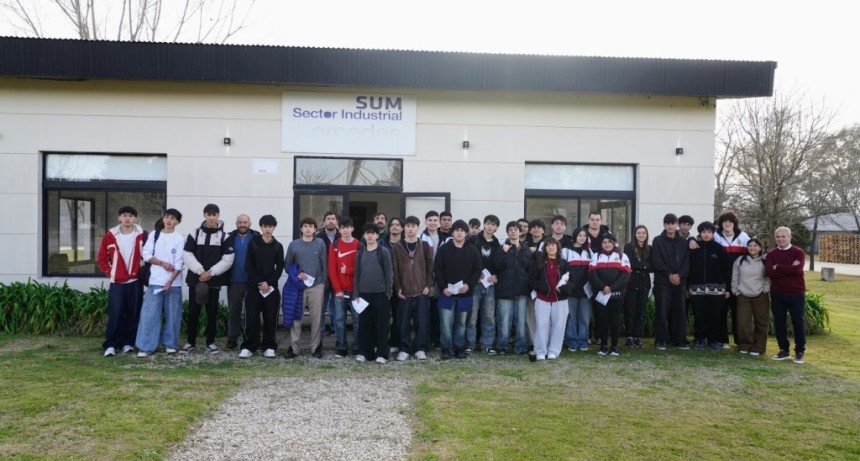 Mercedes: El Municipio organiz&oacute; visitas de estudiantes a industrias locales