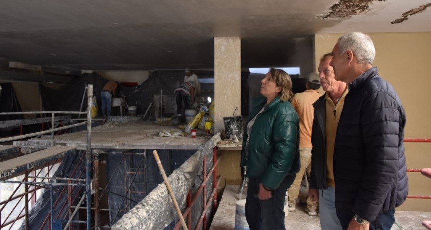 Berisso: Avanzan las obras en la Escuela de Arte del distrito