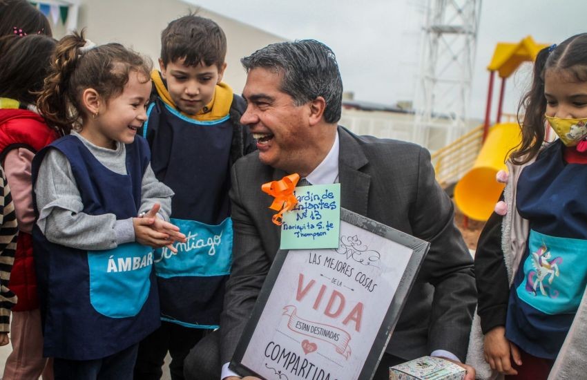 Chaco: Jorge Capitanich inauguró un nuevo Jardín de Infantes en Resistencia 