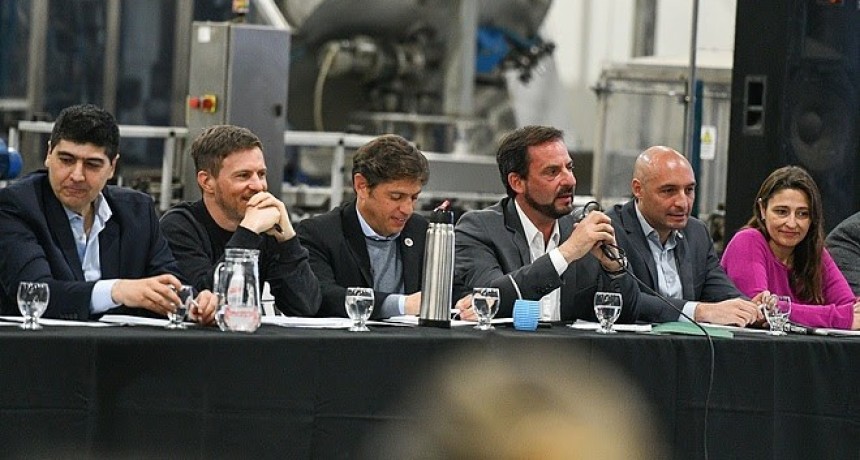 Escobar: Ariel Sujarchuk y Axel Kicillof encabezaron una mesa de trabajo para fortalecer la industria escobarense