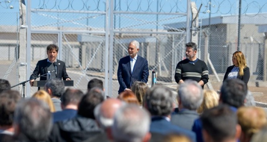 Kicillof y Alak inauguraron el Complejo Penitenciario de Merlo