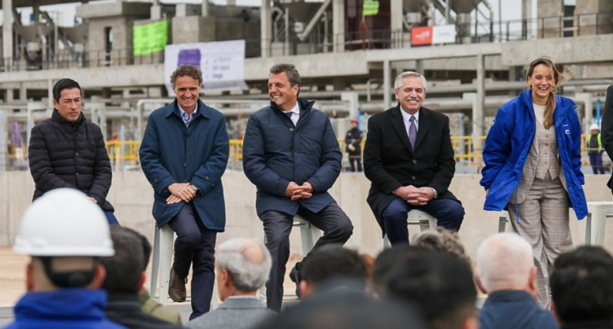 Alberto Fernández, Katopodis y Massa dieron inicio al proceso de puesta en marcha del Nuevo Sistema Riachuelo