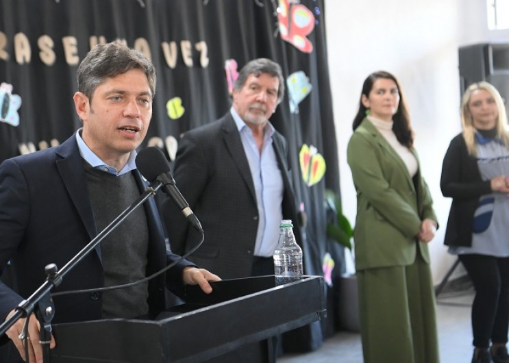 Kicillof inauguró el nuevo edificio del Jardín de Infantes N° 927 en Moreno