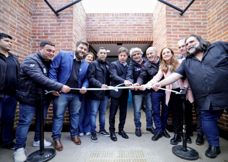 Kicillof y Secco inauguraron el Centro de Formación Laboral N°406