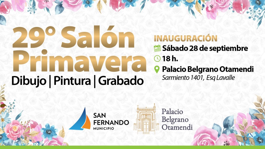 San Fernando: Llega la 29° edición del Salón Primavera de la ciudad