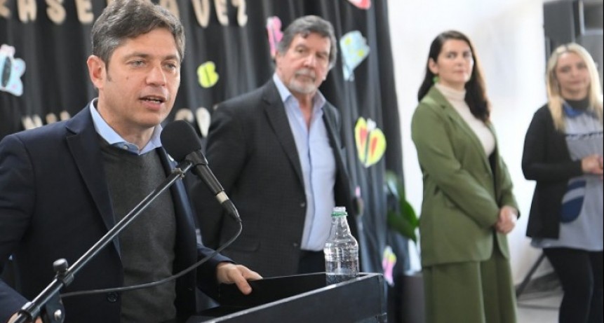 Kicillof inauguró el nuevo edificio del Jardín de Infantes N° 927 en Moreno