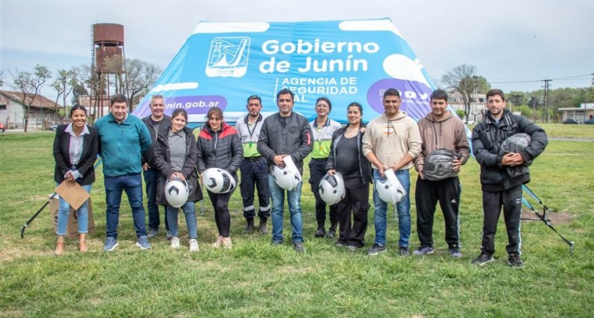 Junín: Continúan con las capacitaciones sobre manejo responsable del programa “Sin casco no hay moto”