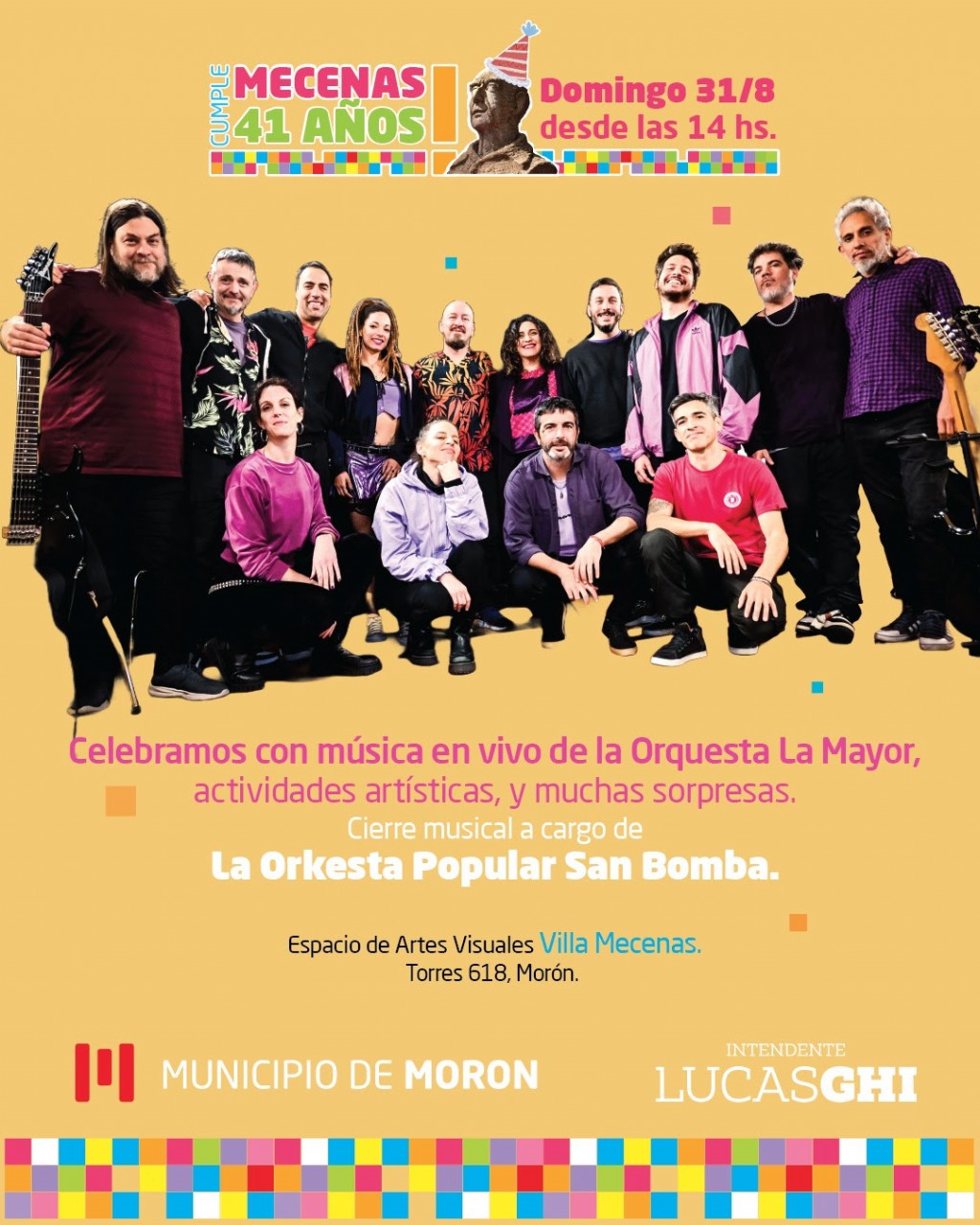 Morón: Villa Mecenas celebra sus 41 años con una gran fiesta 