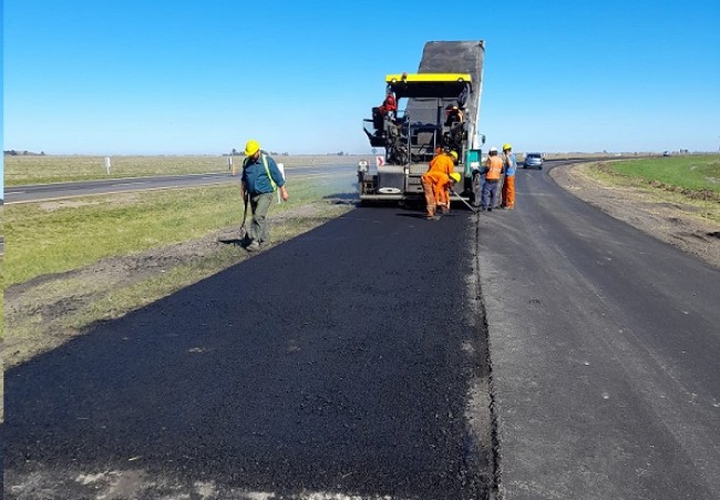 La Provincia avanza con los trabajos finales de repavimentación de la Ruta 63