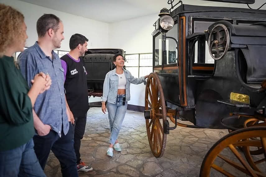 Quilmes: Mendoza recorrió la obra de reacondicionamiento del casco histórico del Museo del Transporte