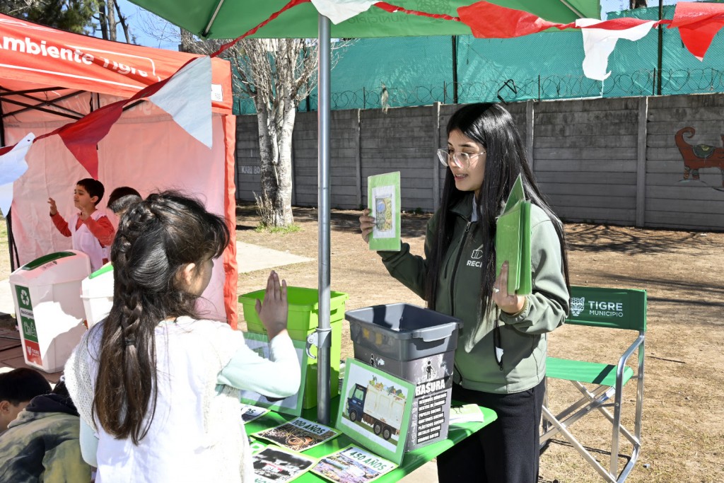 Tigre: Estudiantes de la Escuela Primaria N°47 disfrutaron de una kermés ambiental del Municipio