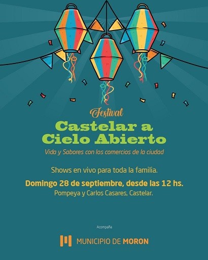 Morón: Llega Castelar a Cielo Abierto para celebrar la primavera