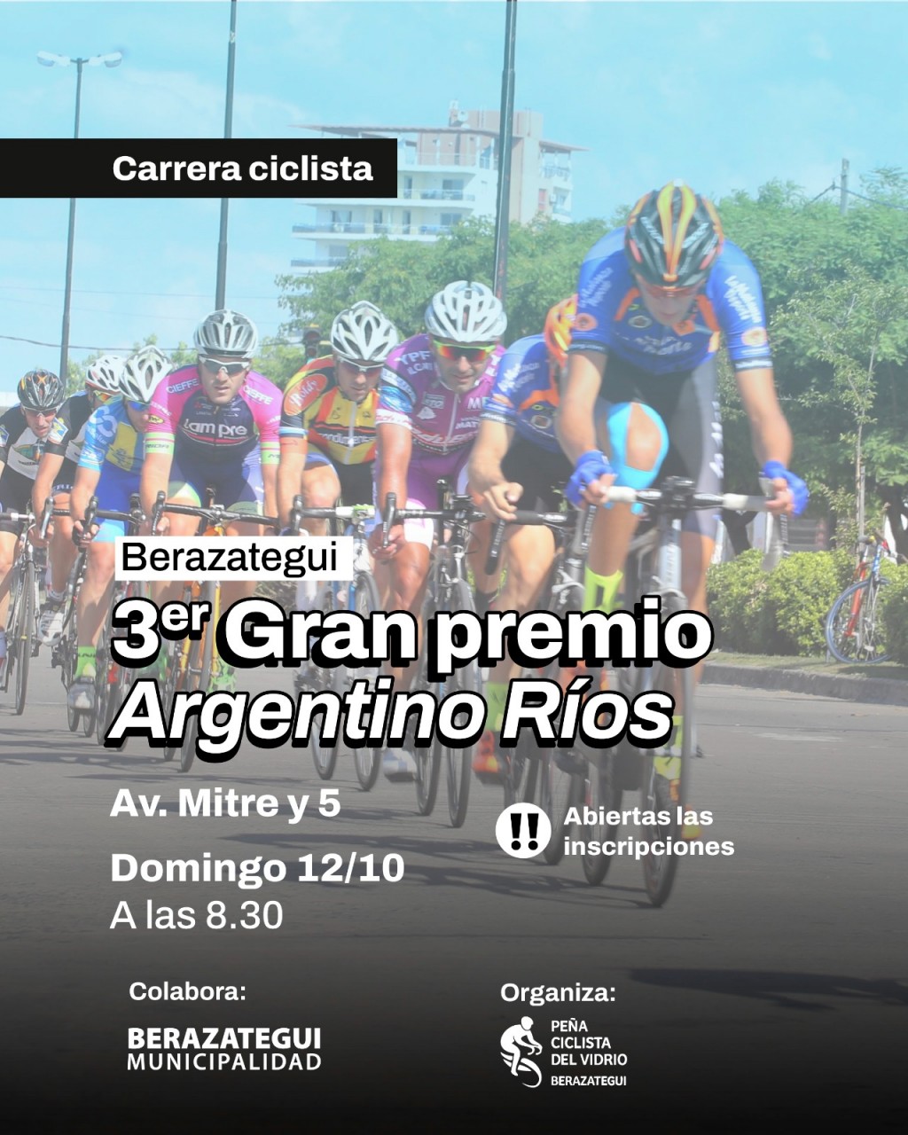 Berazategui: Se viene el 3er Gran Premio Argentino Ríos