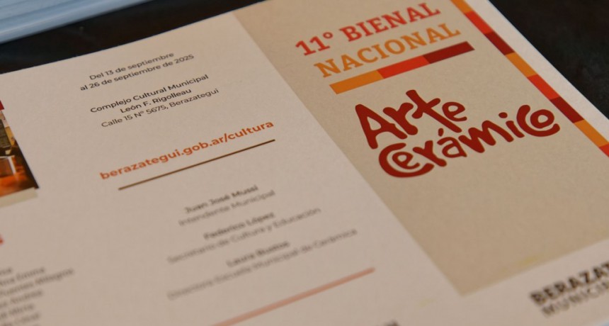 Berazategui: Se inauguró la 11° Bienal Nacional de Arte Cerámico