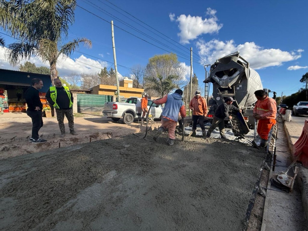 Campana: Abella supervis&oacute; los avances de la segunda etapa de la reconstrucci&oacute;n de la Ruta 4