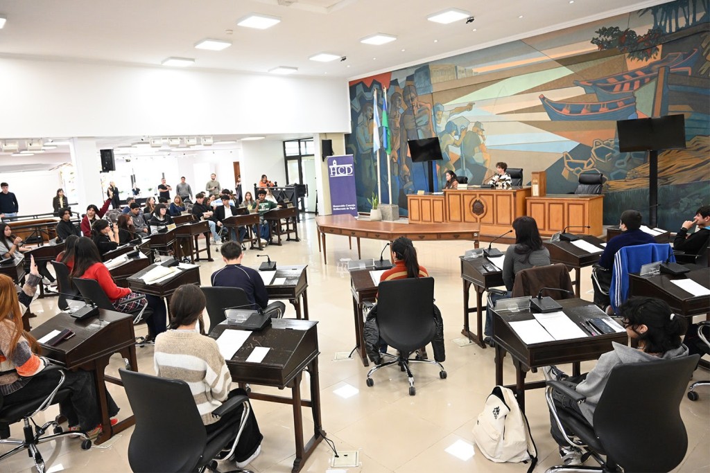 Tigre: M&aacute;s de 20 escuelas formaron parte del Parlamento Juvenil 2026 en el HCD