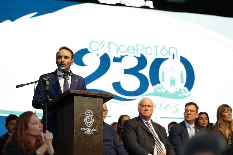 Corrientes: Juan Pablo Vald&eacute;s acompa&ntilde;&oacute; los festejos por el 230&deg; aniversario de Concepci&oacute;n