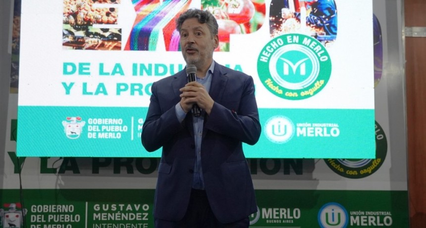 Merlo: Men&eacute;ndez visit&oacute; la Expo &ldquo;Hecho en Merlo&rdquo;