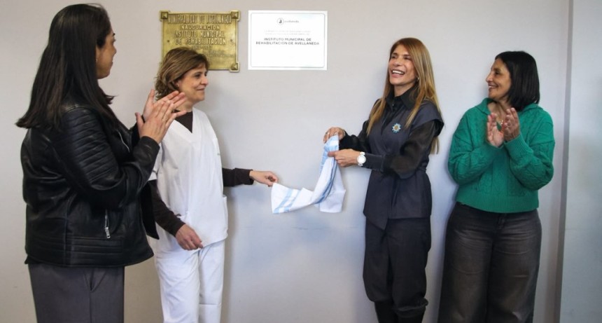 Avellaneda: Magdalena Sierra inaugur&oacute; obras en el Instituto Municipal de Rehabilitaci&oacute;n