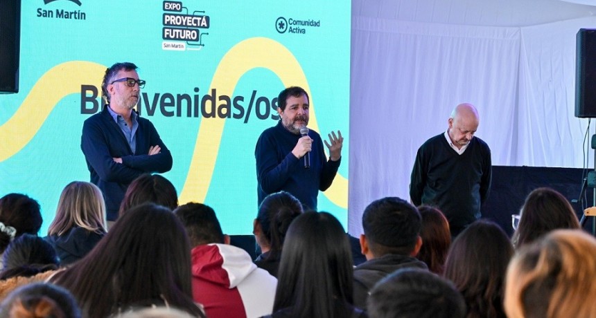 San Mart&iacute;n: M&aacute;s de 1.500 estudiantes pasaron por la Expo Proyect&aacute; Futuro