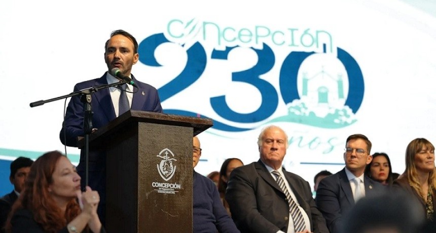 Corrientes: Juan Pablo Vald&eacute;s acompa&ntilde;&oacute; los festejos por el 230&deg; aniversario de Concepci&oacute;n