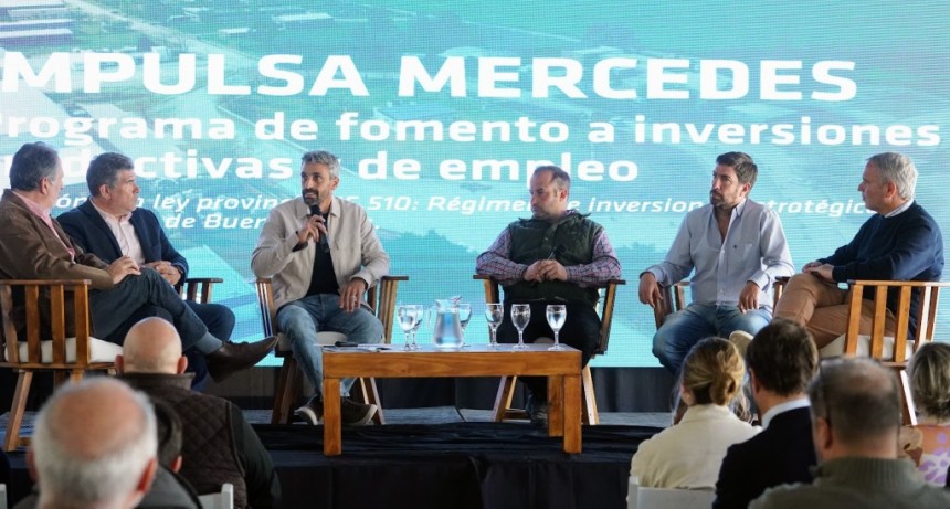 Mercedes: Ustarroz present&oacute; &ldquo;Impulsa Mercedes&rdquo;, una nueva pol&iacute;tica de Estado para fomentar inversiones y generar empleo
