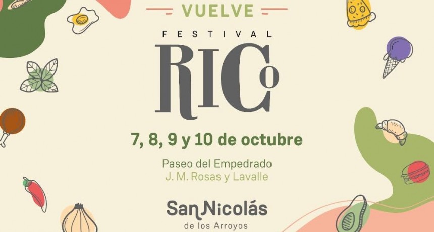 San Nicolás: El viernes comienza la tercera edición del Festival Rico en la Costanera 