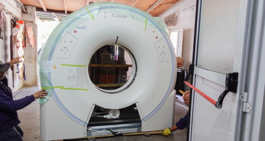 Tapalqué: El hospital municipal recibió un nuevo tomógrafo 