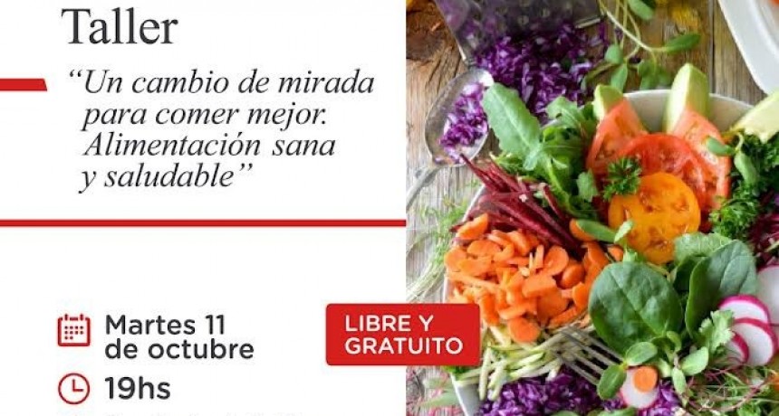 Bolívar: La Secretaria de Salud brindará un taller sobre alimentación sana