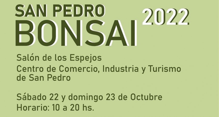 San Pedro: Se viene la Expo Bonsai 2022 