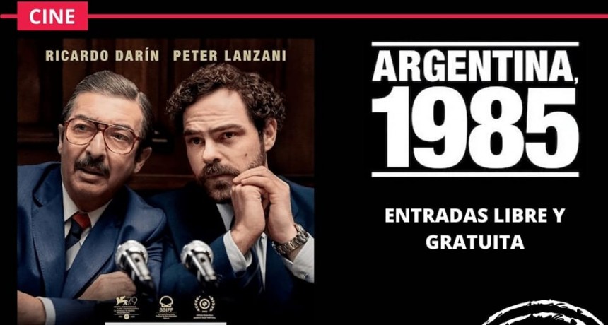 Lezama: Se podrá ver “Argentina 1985” en el Complejo Cultural 