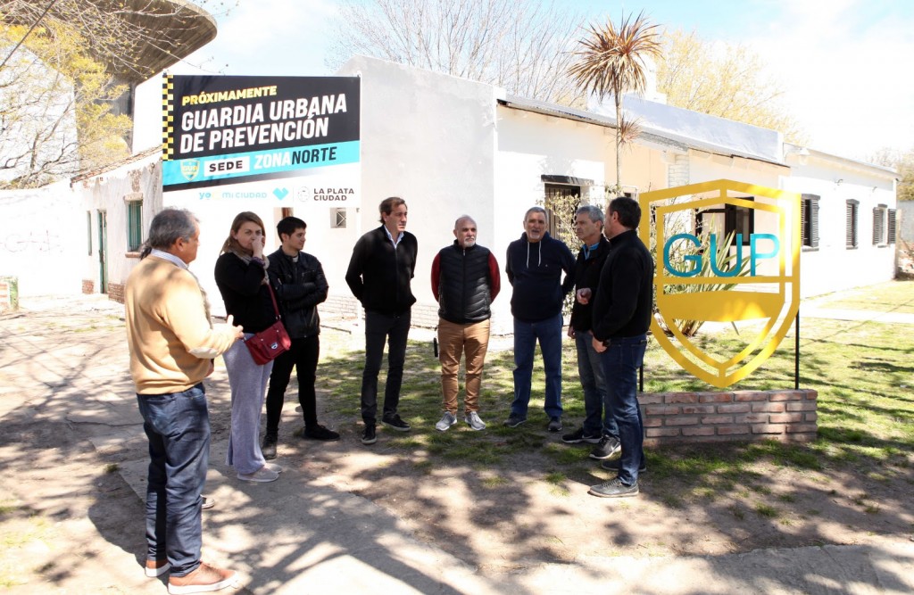 La Plata: Con una nueva base de la GUP, el Municipio avanza en la prevención del delito en zona norte