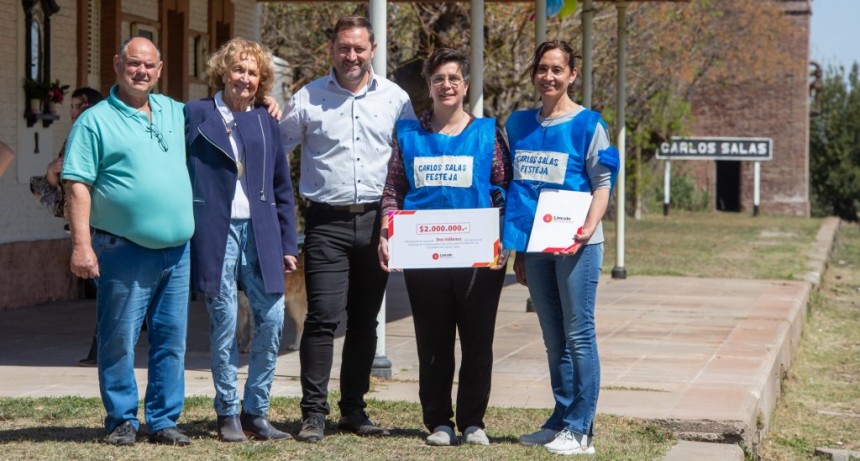 Lincoln: Se entregaron nuevos subsidios a instituciones educativas de Carlos Salas y Pasteur 