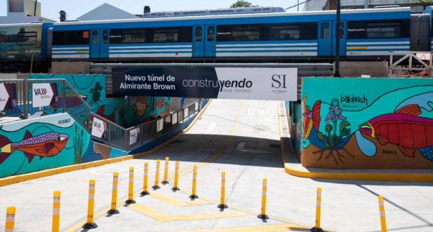 San Isidro: Se habilitó el nuevo túnel Almirante Brown