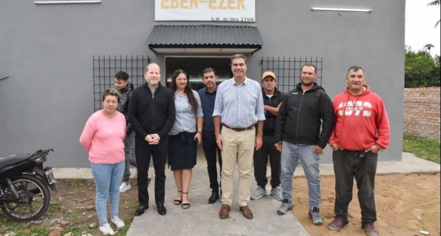 Chaco: El Gobierno Provincial amplió y refaccionó el templo evangélico Eben-Ezer en Villa Don Alberto 