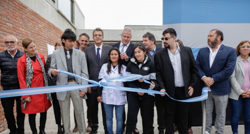 San Miguel: Massa, Katopodis y Perczyk inauguraron la Nueva Escuela Técnica de Educación Profesional Secundaria