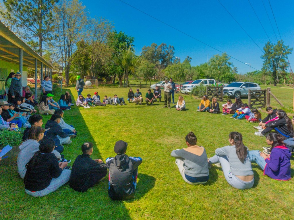 San Fernando: Juan Andreotti acompañó el primer campamento educativo en el Delta