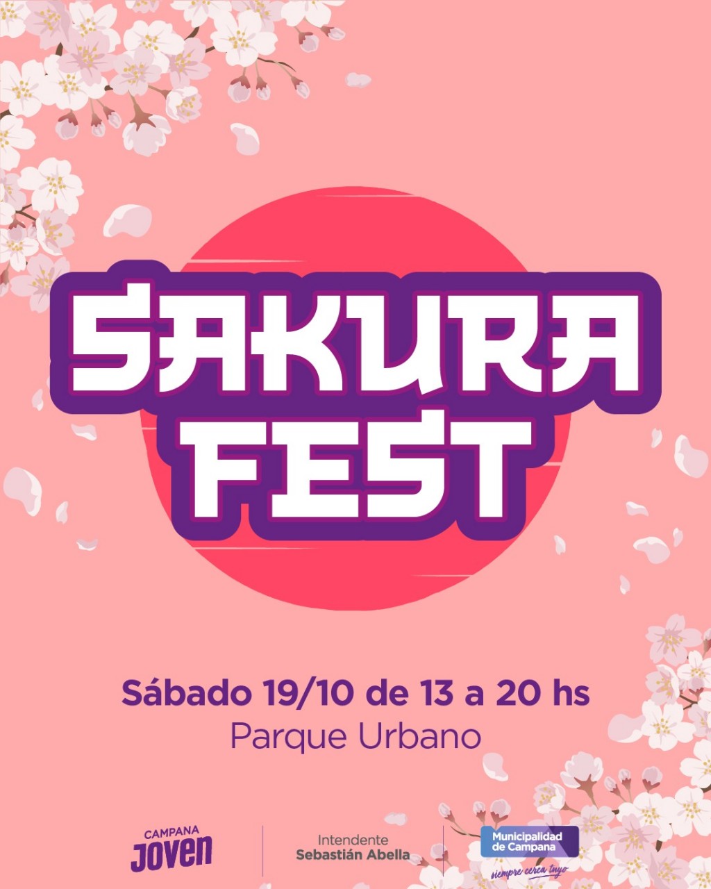 Campana: Este sábado, la cultura japonesa tendrá su “Sakura Fest” en el Parque Urbano 