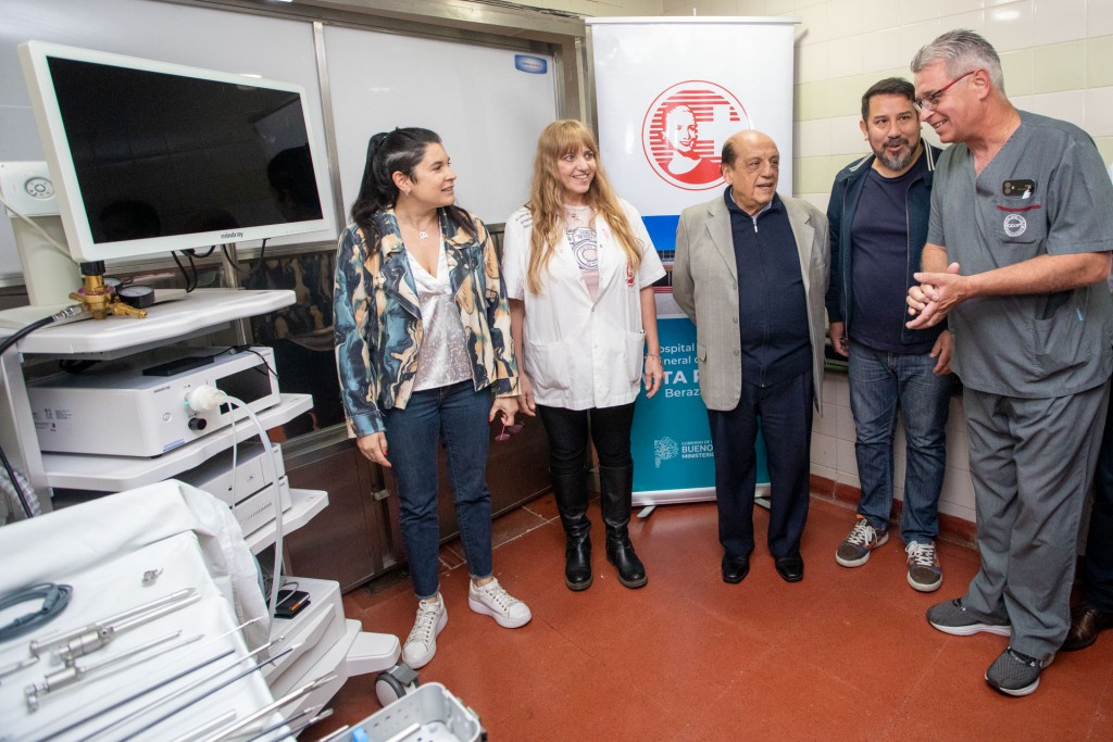 Berazategui: Mussi presentó el nuevo equipamiento para el Hospital Evita 