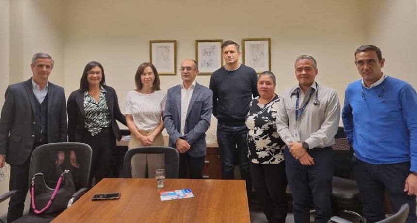 Bolívar: Pisano, Bucca y autoridades de salud recorrieron el Hospital Universitario Austral 