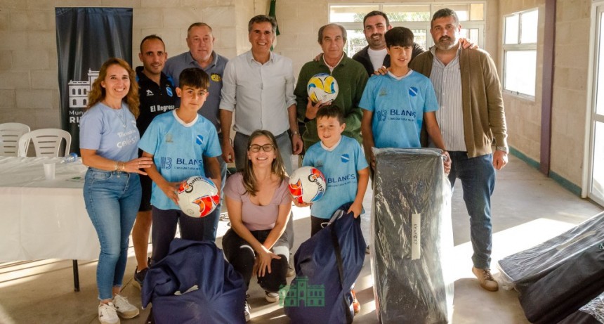 Rivadavia: Municipio y Fundación Bapro entregaron anteojos y equipamiento deportivo 