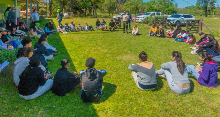 San Fernando: Juan Andreotti acompañó el primer campamento educativo en el Delta