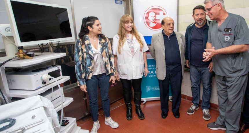 Berazategui: Mussi presentó el nuevo equipamiento para el Hospital Evita 