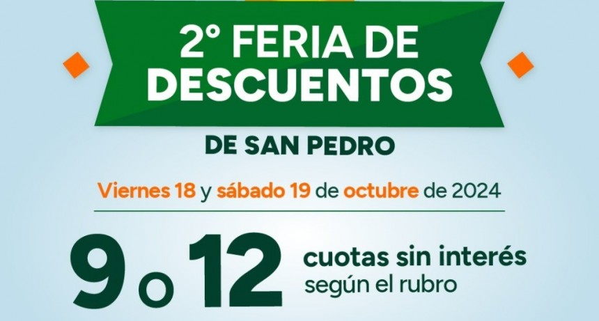 Misiones: Se realizará la 2° edición de la Feria de Descuentos de San Pedro 