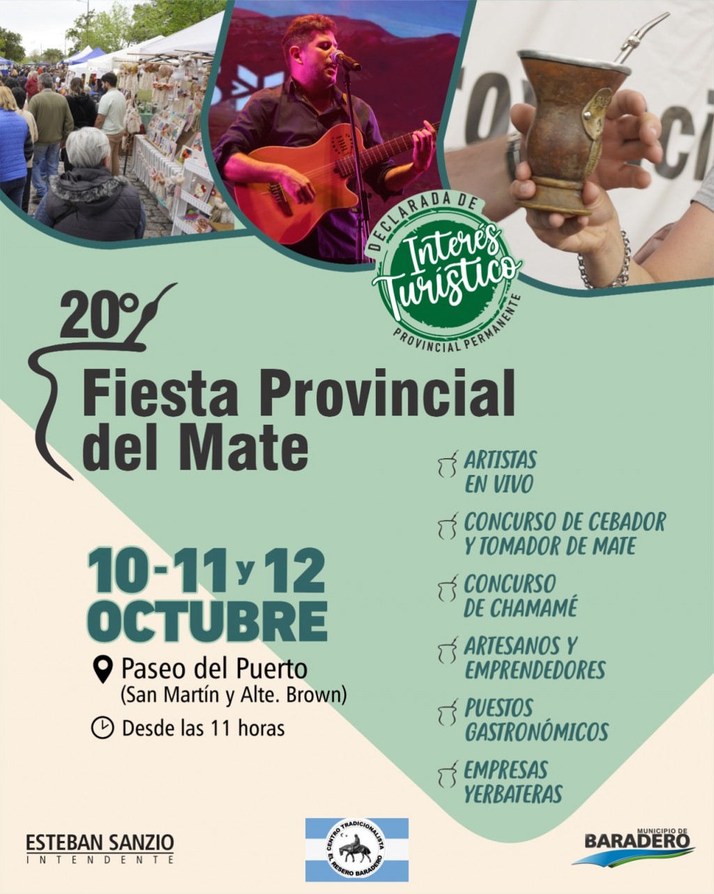 Baradero: Se viene la 20° edición de la Fiesta Provincial del Mate